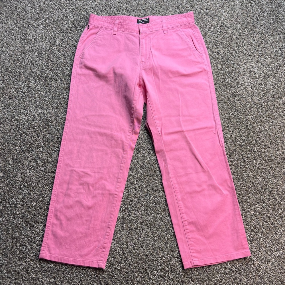 Polo Jeans Co Ralph Lauren Women's Size 6 Pink Chino Pants Straight Leg Stretch